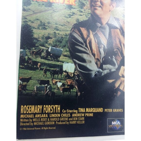 Texas Across the River VHS Dean Martin Rosemary Forsyth in Case MCA 1992 - Picture 7 of 12